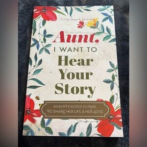 Family Keepsake Journal, Birthday gift for Aunt